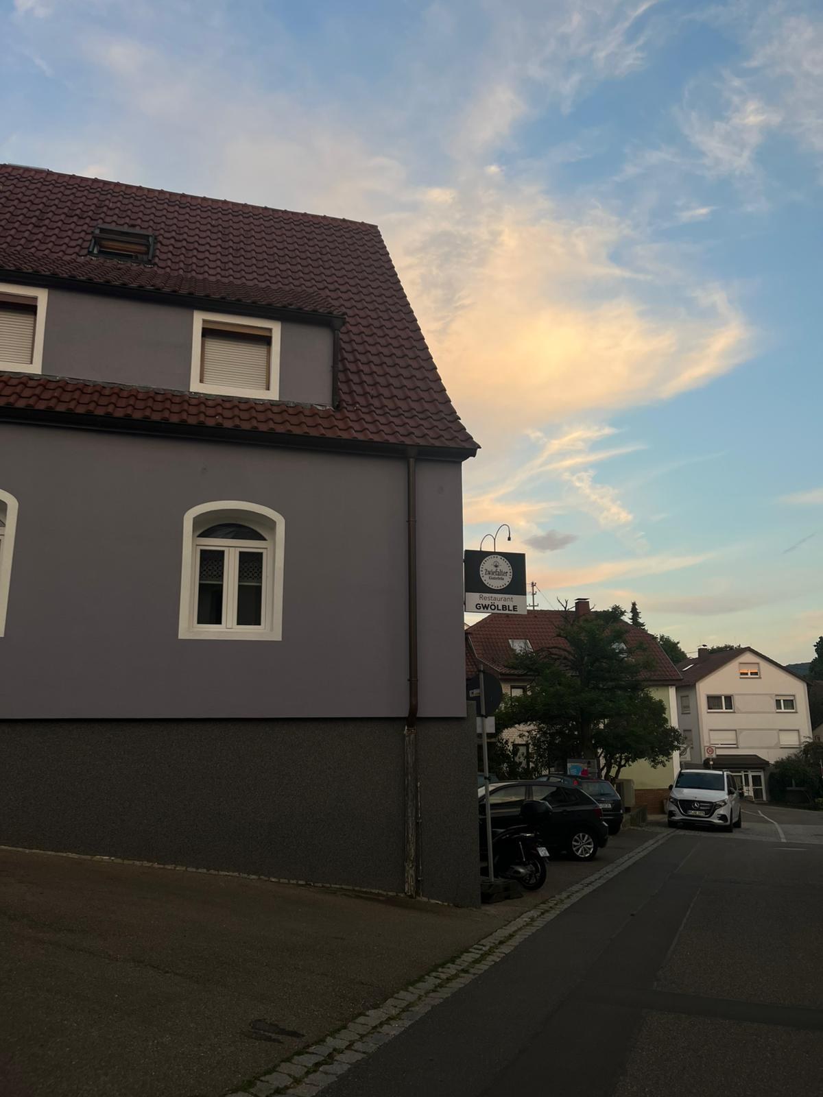 Das heutige Restaurant Gwölble in Owen unter Familie Kalintas